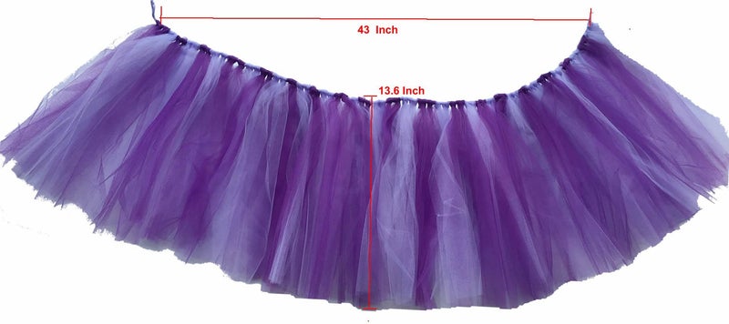 Alemon Purple 1st Birthday Baby Tutu for High Chair Decoration and ""ONE"" Pennant Mermaid Happy Birthday for Highchair - Image 5